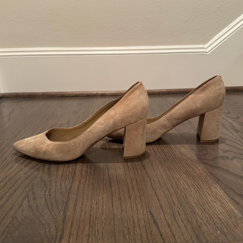 Marc Fisher Zala Block Heel Pointy Toe Pump Size 10